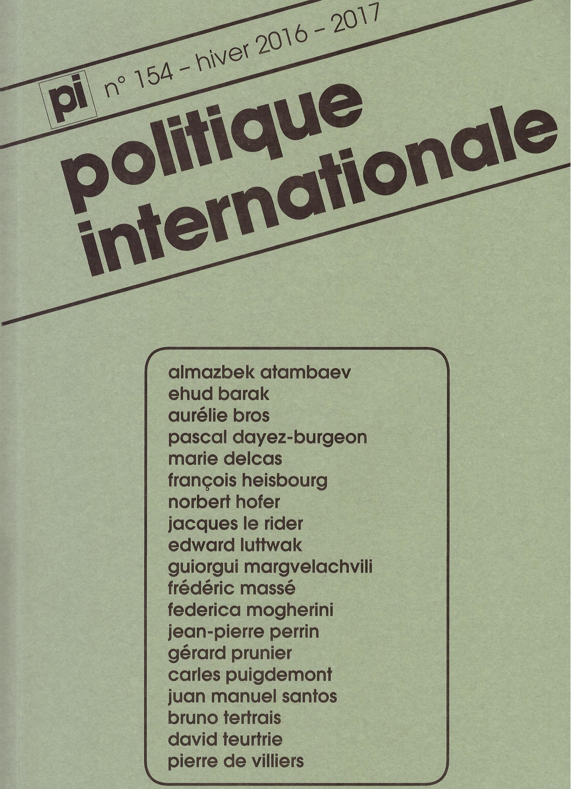 politique internationale